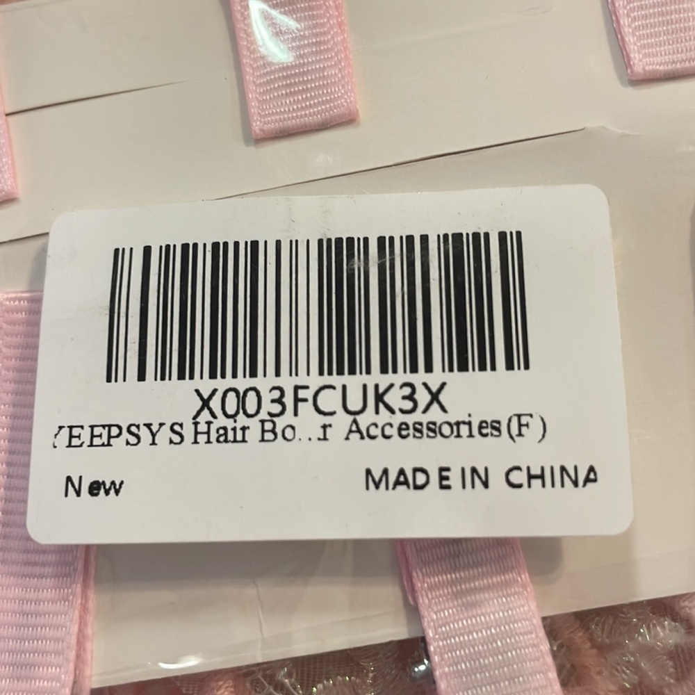 🎉2xHP🎉NWT Yeepsys Pink Fashion Hair Bows Set of 8 - Picture 7 of 7
